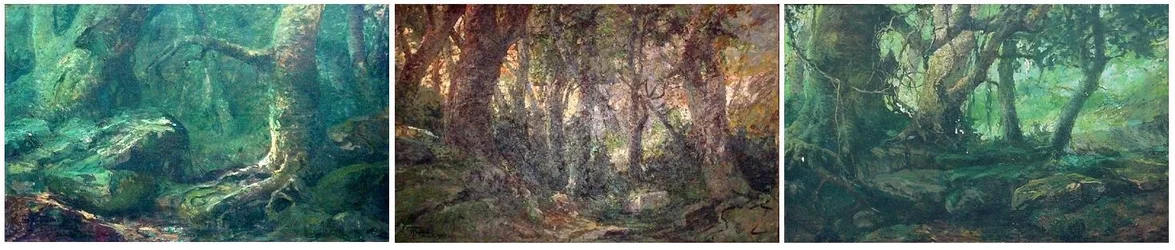 Heimat-Triptychon: Morgen, Mittag, Abend